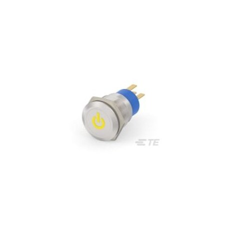 Alcoswitch AV19 SPM 0.4VA POWER LED YELLOW 12V AV1910P512R04